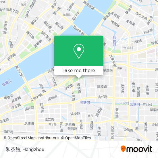 和茶館 map