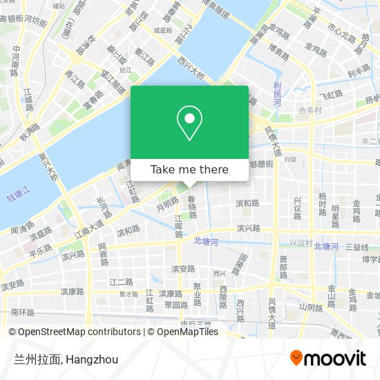 兰州拉面 map