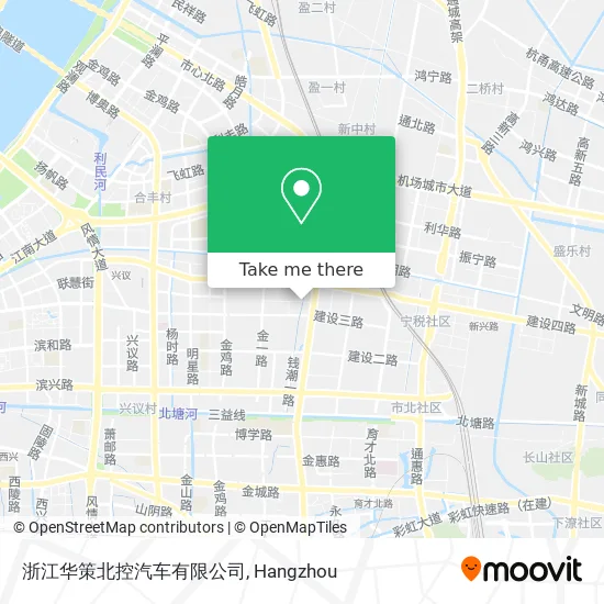 浙江华策北控汽车有限公司 map