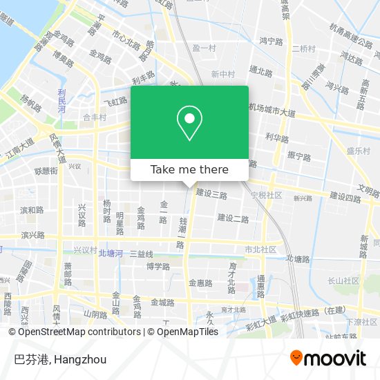 巴芬港 map