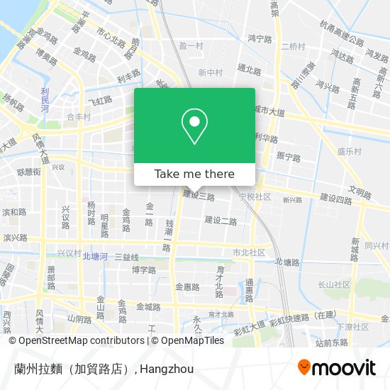 蘭州拉麵（加貿路店） map