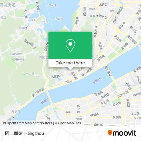 阿二面馆 map