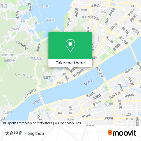 大資福廟 map