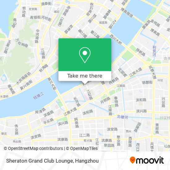 Sheraton Grand Club Lounge map