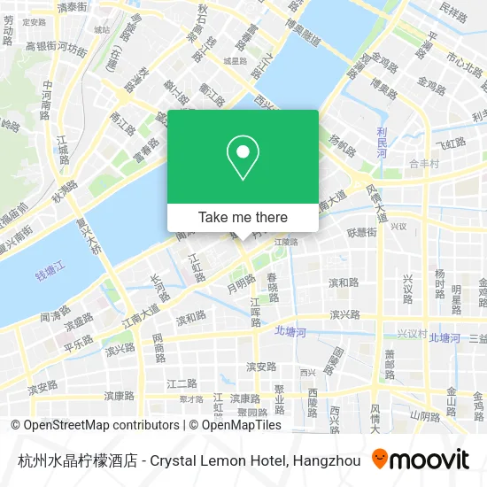 杭州水晶柠檬酒店 - Crystal Lemon Hotel map