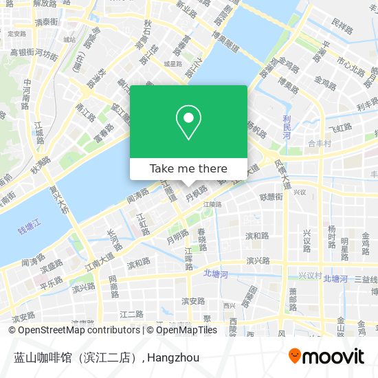 蓝山咖啡馆（滨江二店） map