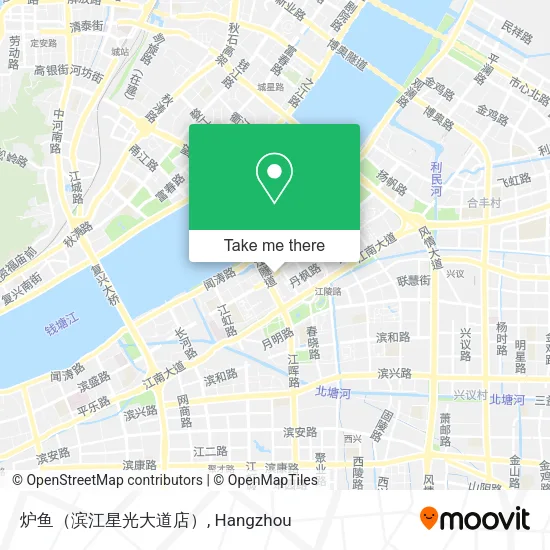 炉鱼（滨江星光大道店） map