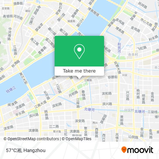57°C湘 map