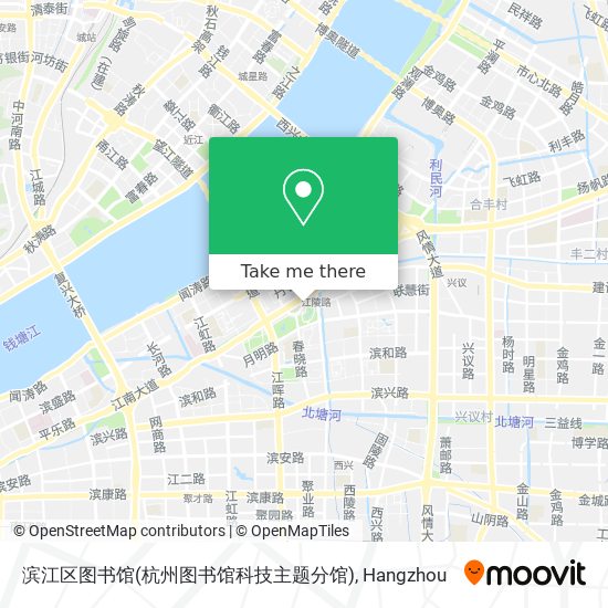 滨江区图书馆(杭州图书馆科技主题分馆) map