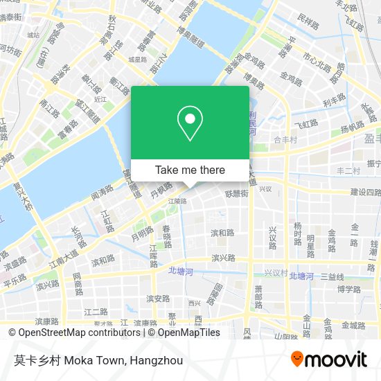 莫卡乡村 Moka Town map