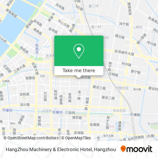 HangZhou Machinery & Electronic Hotel map