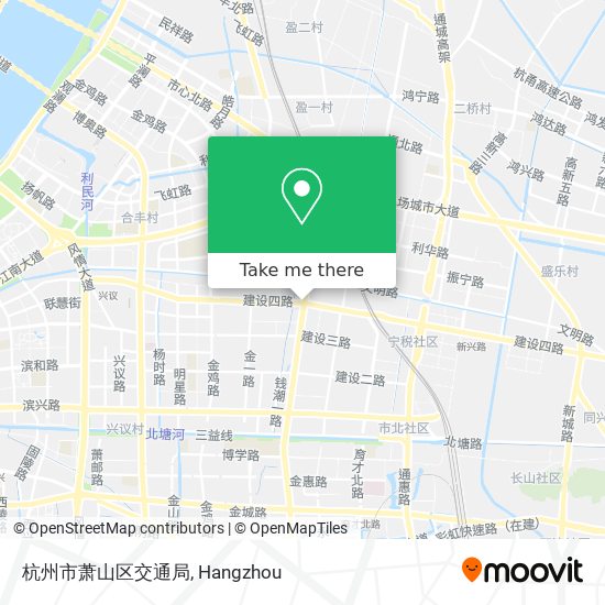杭州市萧山区交通局 map