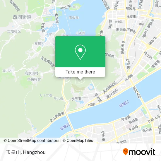 玉皇山 map