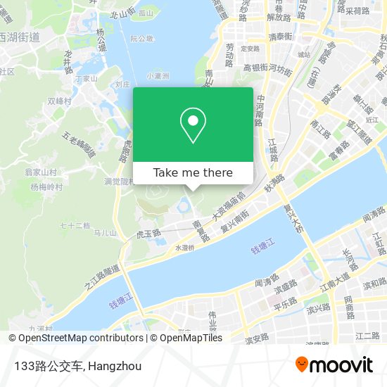 133路公交车 map