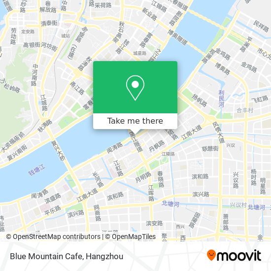 Blue Mountain Cafe map