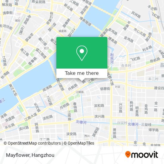 Mayflower map