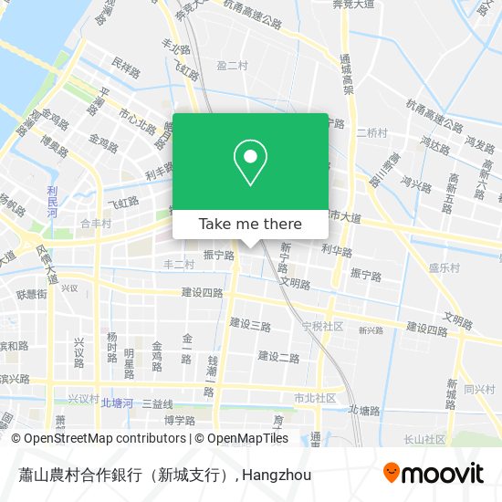 蕭山農村合作銀行（新城支行） map