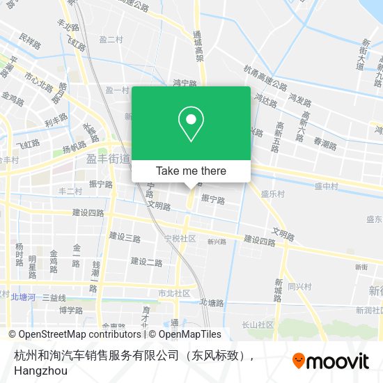 杭州和洵汽车销售服务有限公司（东风标致） map