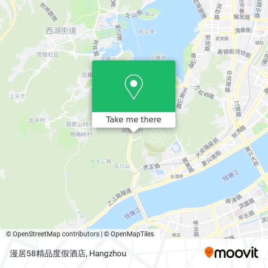 漫居58精品度假酒店 map