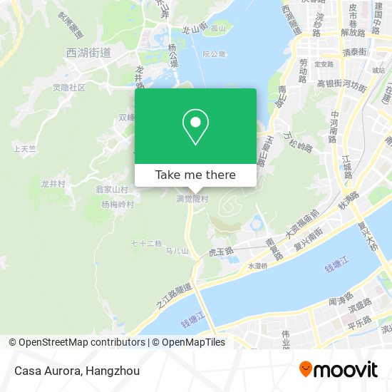 Casa Aurora map