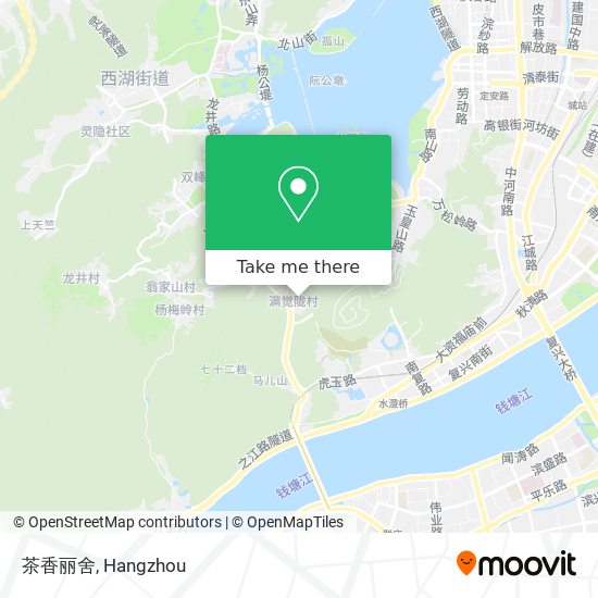 茶香丽舍 map