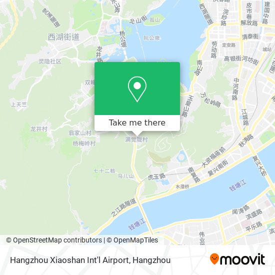Hangzhou Xiaoshan Int'l Airport map