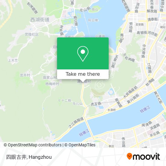四眼古井 map