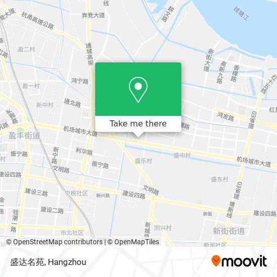 盛达名苑 map