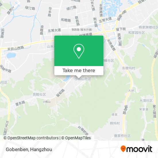 Gobenben map
