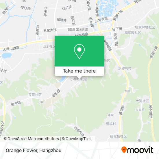 Orange Flower map
