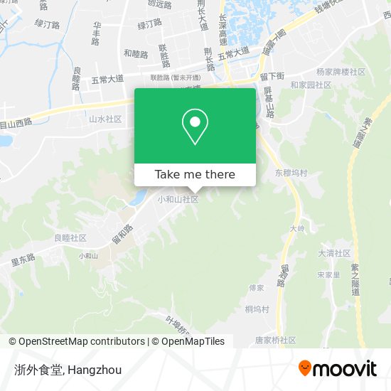 浙外食堂 map