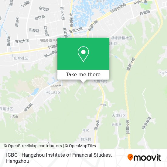 ICBC - Hangzhou Institute of Financial Studies map