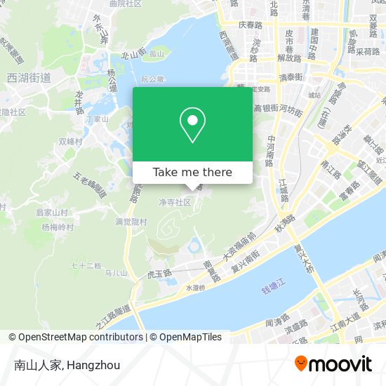 南山人家 map