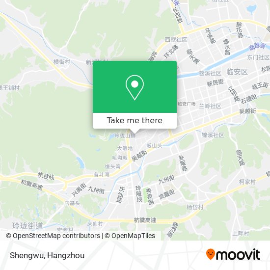 Shengwu map