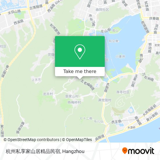 杭州私享家山居精品民宿 map