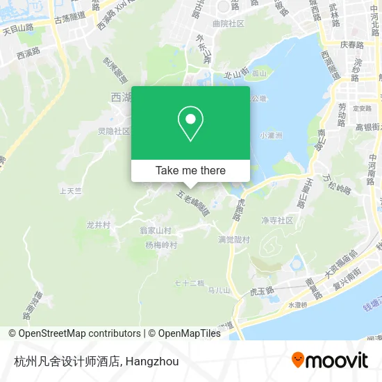 杭州凡舍设计师酒店 map