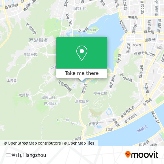 三台山 map
