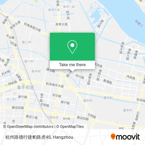 杭州路德行捷豹路虎4S map
