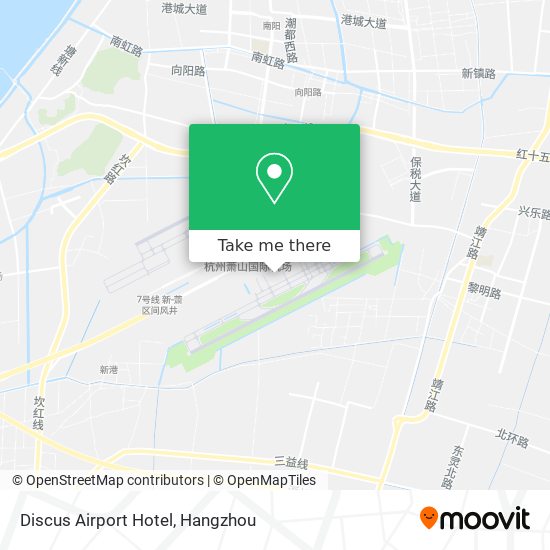 Discus Airport Hotel map
