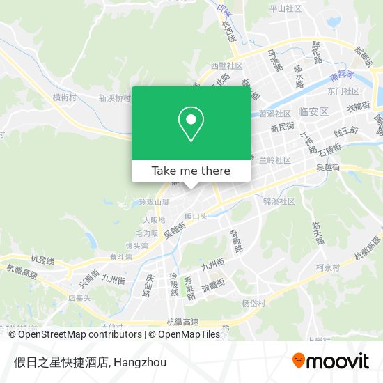 假日之星快捷酒店 map