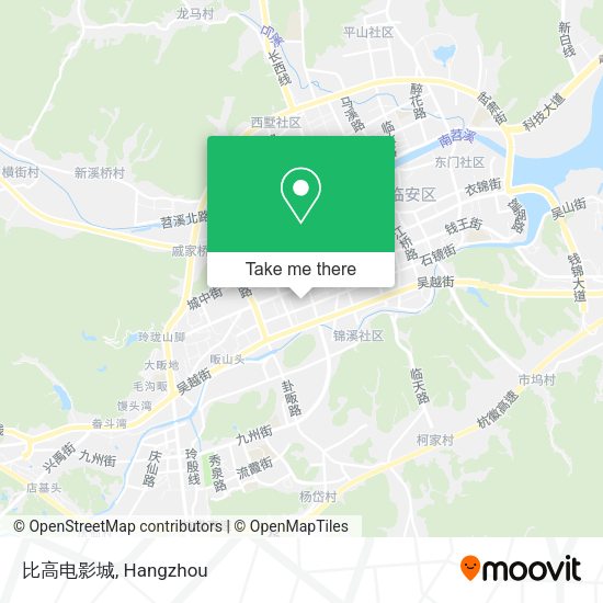 比高电影城 map