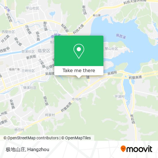 极地山庄 map