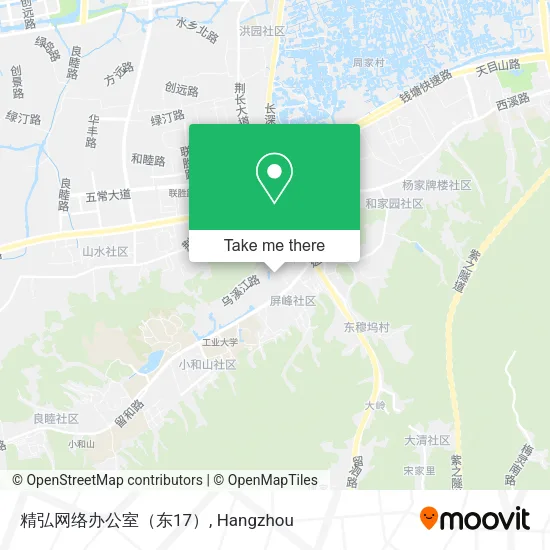 精弘网络办公室（东17） map