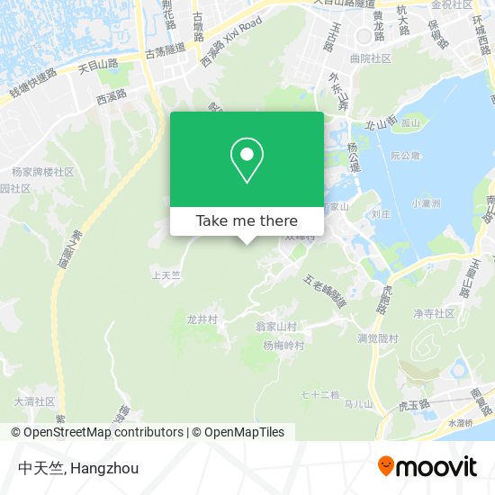 中天竺 map