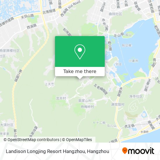 Landison Longjing Resort Hangzhou map