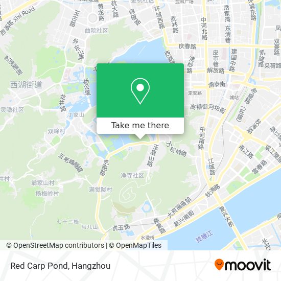Red Carp Pond map