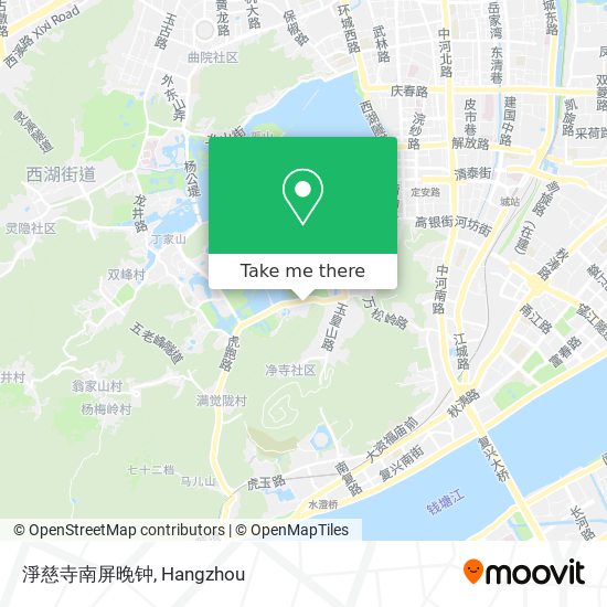 淨慈寺南屏晚钟 map
