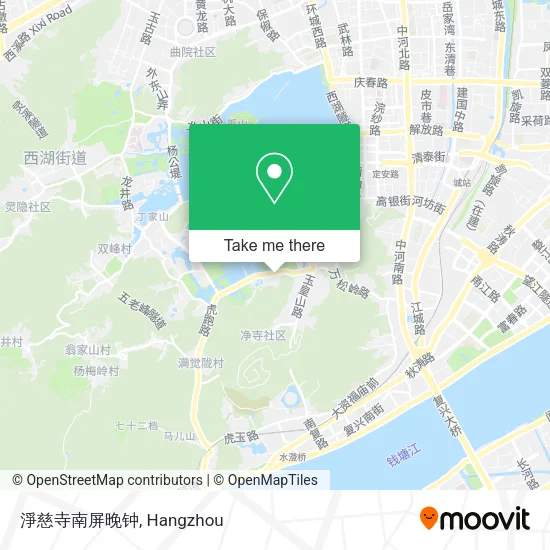 淨慈寺南屏晚钟 map