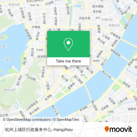 杭州上城区行政服务中心 map