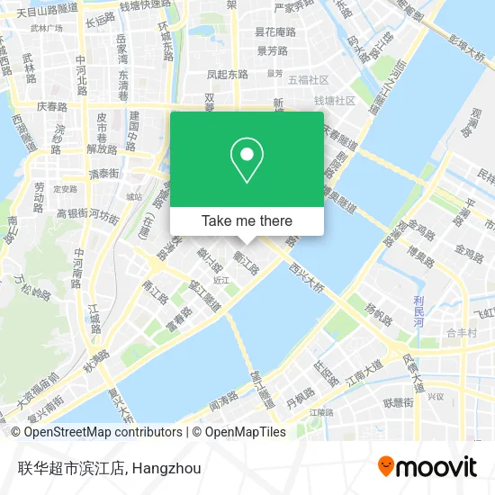 联华超市滨江店 map